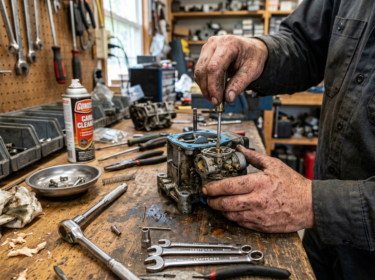 Réparation de moteur d'équipement